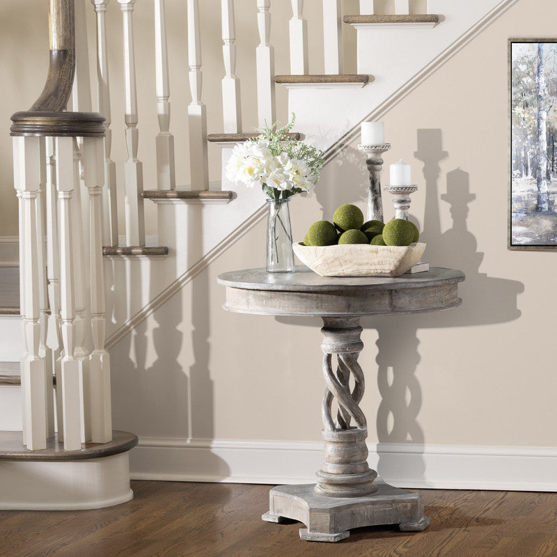 Freeman Brown Accent Table - Ornate Home