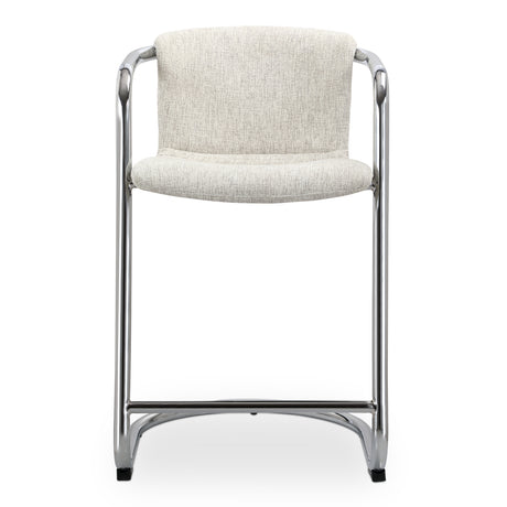 Freeman Chrome Frame Counter Stool (Set of 2) - Ornate Home