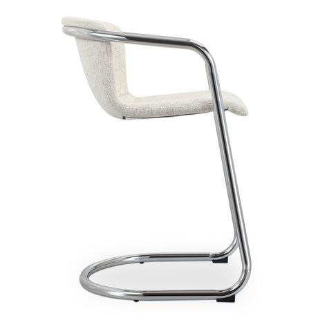 Freeman Chrome Frame Counter Stool (Set of 2) - Ornate Home