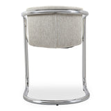 Freeman Two Chrome Frame Dining Chaired Cream   Set Of - Ornate Home