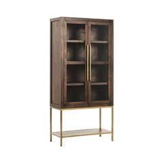 Freemont Kona Brown Display Cabinet - Ornate Home