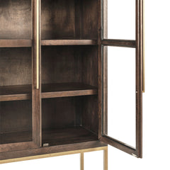 Freemont Kona Brown Display Cabinet - Ornate Home