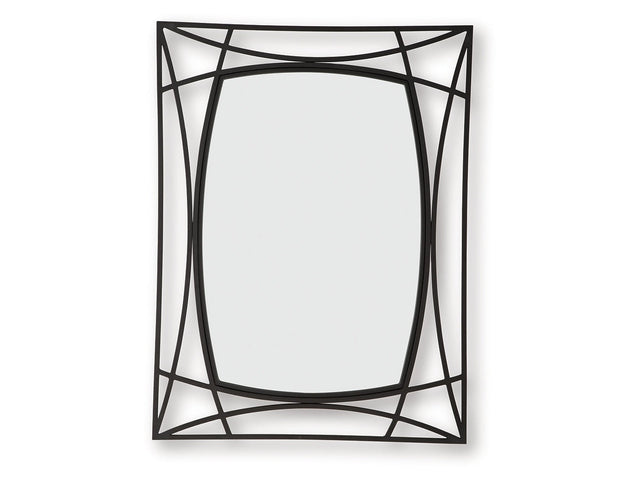 Freenville Black Accent Mirror (Online Special Price) - Ornate Home