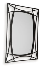 Freenville Black Accent Mirror (Online Special Price) - Ornate Home