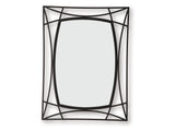 Freenville Black Accent Mirror - Ornate Home