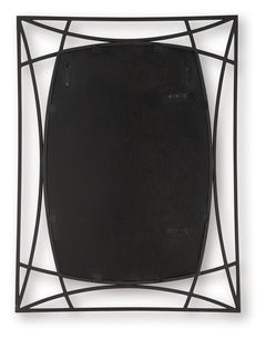 Freenville Black Accent Mirror - Ornate Home