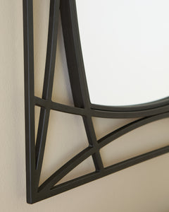 Freenville Black Accent Mirror - Ornate Home