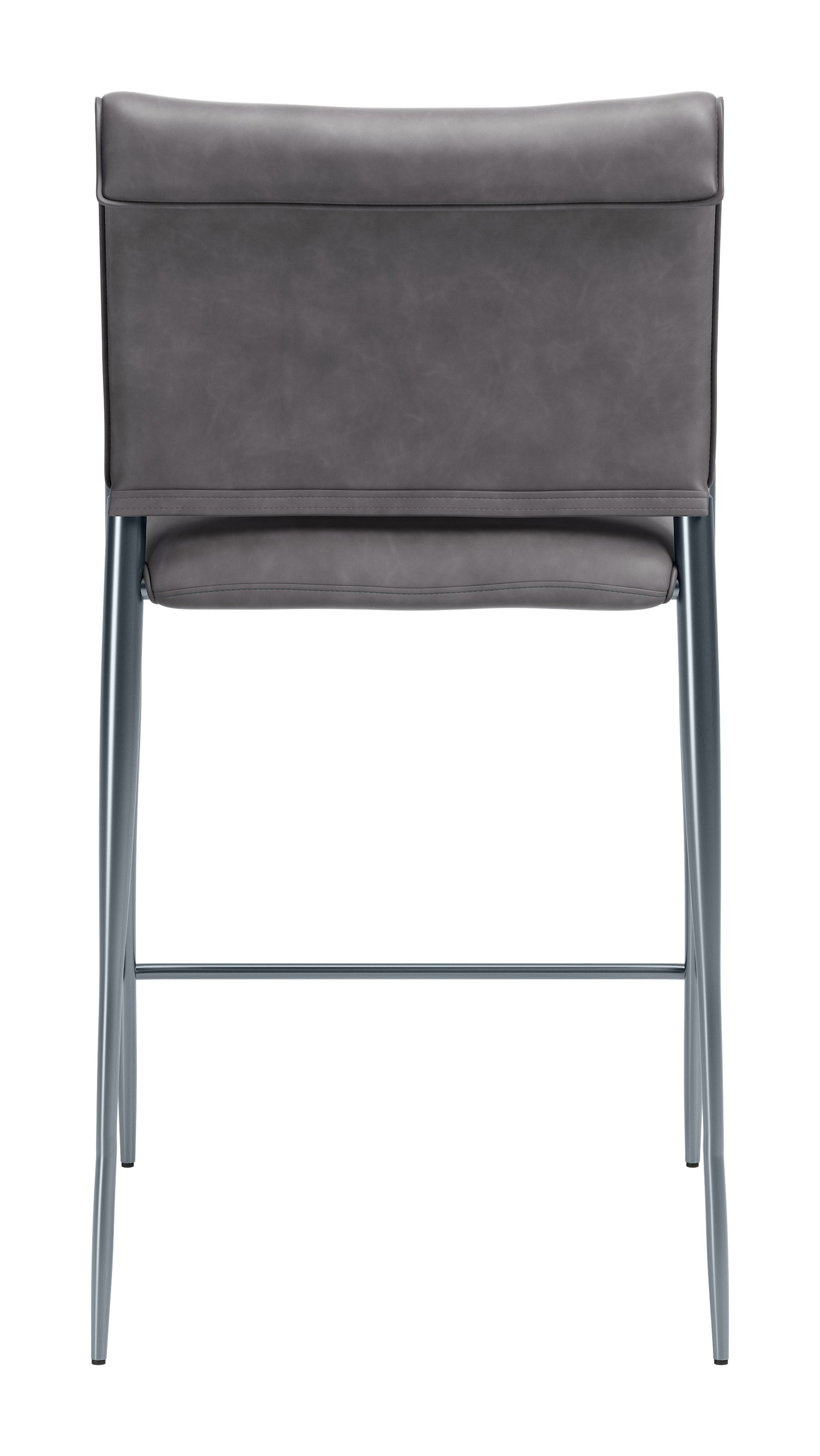 Freesia Charcoal Gray Counter Stool (Set of 2) - Ornate Home