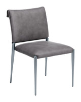 Freesia Charcoal Gray Dining Chair (Set of 2) - Ornate Home