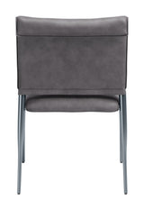 Freesia Charcoal Gray Dining Chair (Set of 2) - Ornate Home