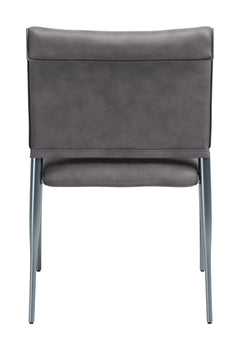 Freesia Charcoal Gray Dining Chair (Set of 2) - Ornate Home