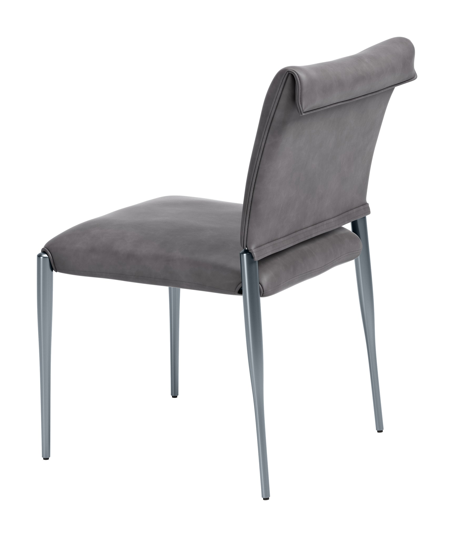 Freesia Charcoal Gray Dining Chair (Set of 2) - Ornate Home