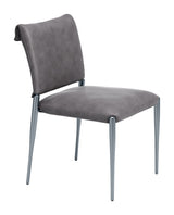 Freesia Charcoal Gray Dining Chair (Set of 2) - Ornate Home