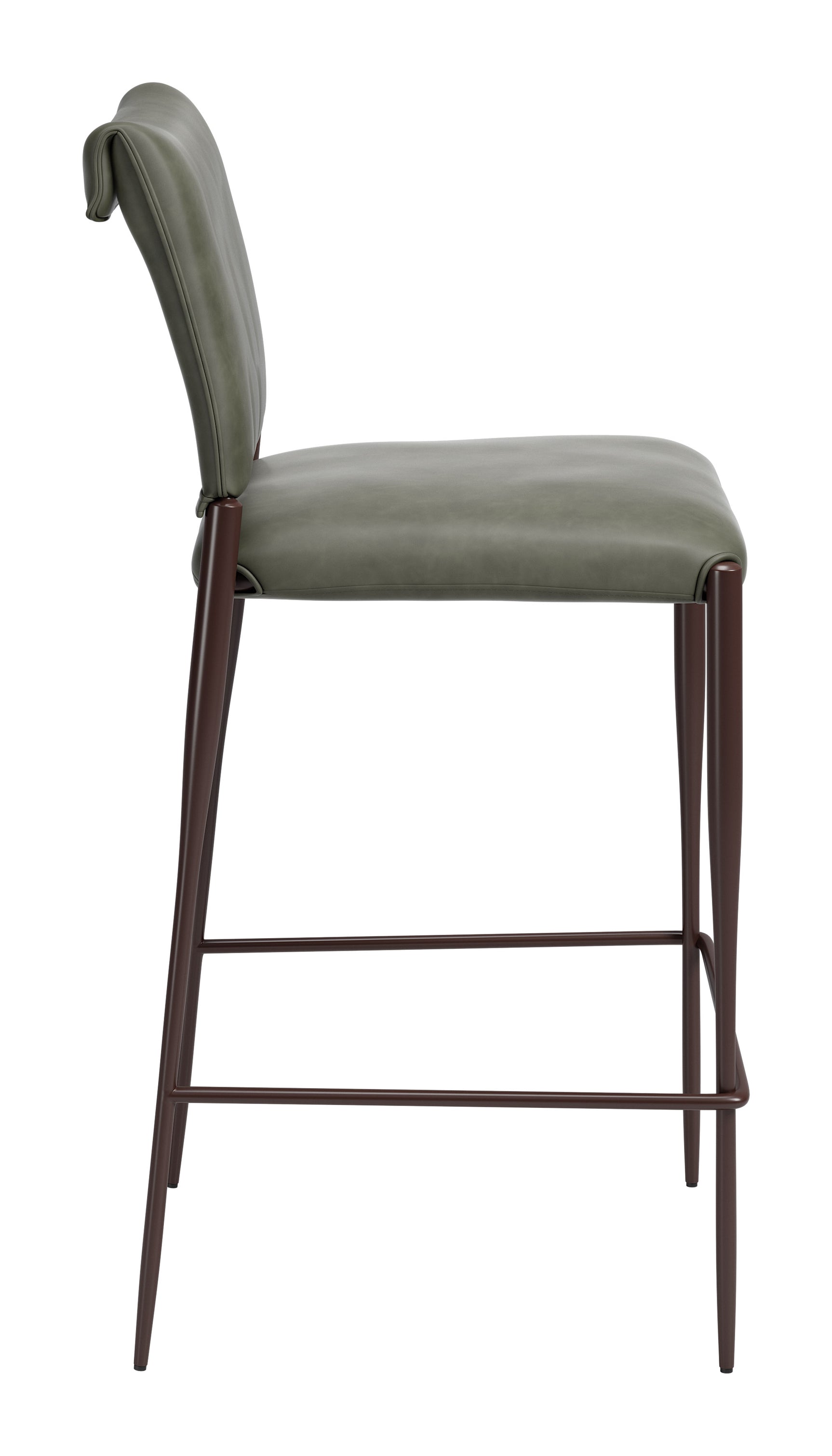 Freesia Olive Green Barstool (Set of 2) - Ornate Home