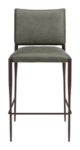 Freesia Olive Green Barstool (Set of 2) - Ornate Home
