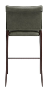 Freesia Olive Green Barstool (Set of 2) - Ornate Home