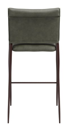 Freesia Olive Green Barstool (Set of 2) - Ornate Home
