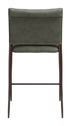 Freesia Olive Green Counter Stool (Set of 2) - Ornate Home