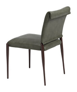 Freesia Olive Green Dining Chair (Set of 2) - Ornate Home
