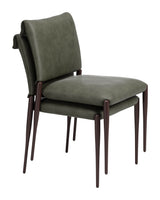 Freesia Olive Green Dining Chair (Set of 2) - Ornate Home
