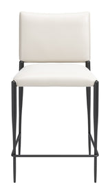 Freesia White Counter Stool (Set of 2) - Ornate Home