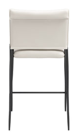 Freesia White Counter Stool (Set of 2) - Ornate Home