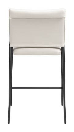 Freesia White Counter Stool (Set of 2) - Ornate Home