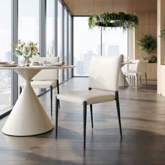 Freesia White Dining Chair (Set of 2) - Ornate Home