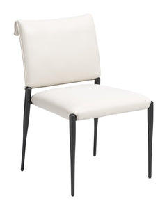 Freesia White Dining Chair (Set of 2) - Ornate Home