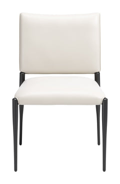 Freesia White Dining Chair (Set of 2) - Ornate Home