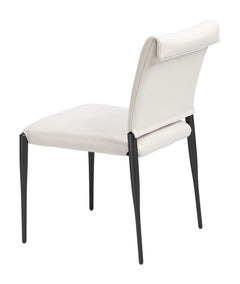 Freesia White Dining Chair (Set of 2) - Ornate Home