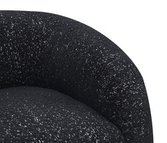 Freja Black Swivel Chair - Ornate Home