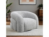 Freja Gray Swivel Chair - Ornate Home