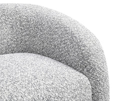 Freja Gray Swivel Chair - Ornate Home