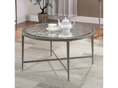 Freja Silver Coffee Table - Ornate Home