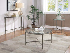 Freja Silver Coffee Table - Ornate Home