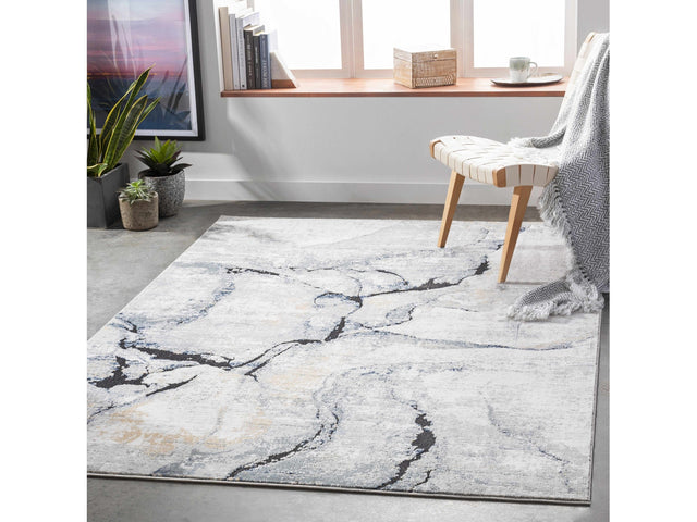 Fremantle Gray Marble Rug - Ornate Home