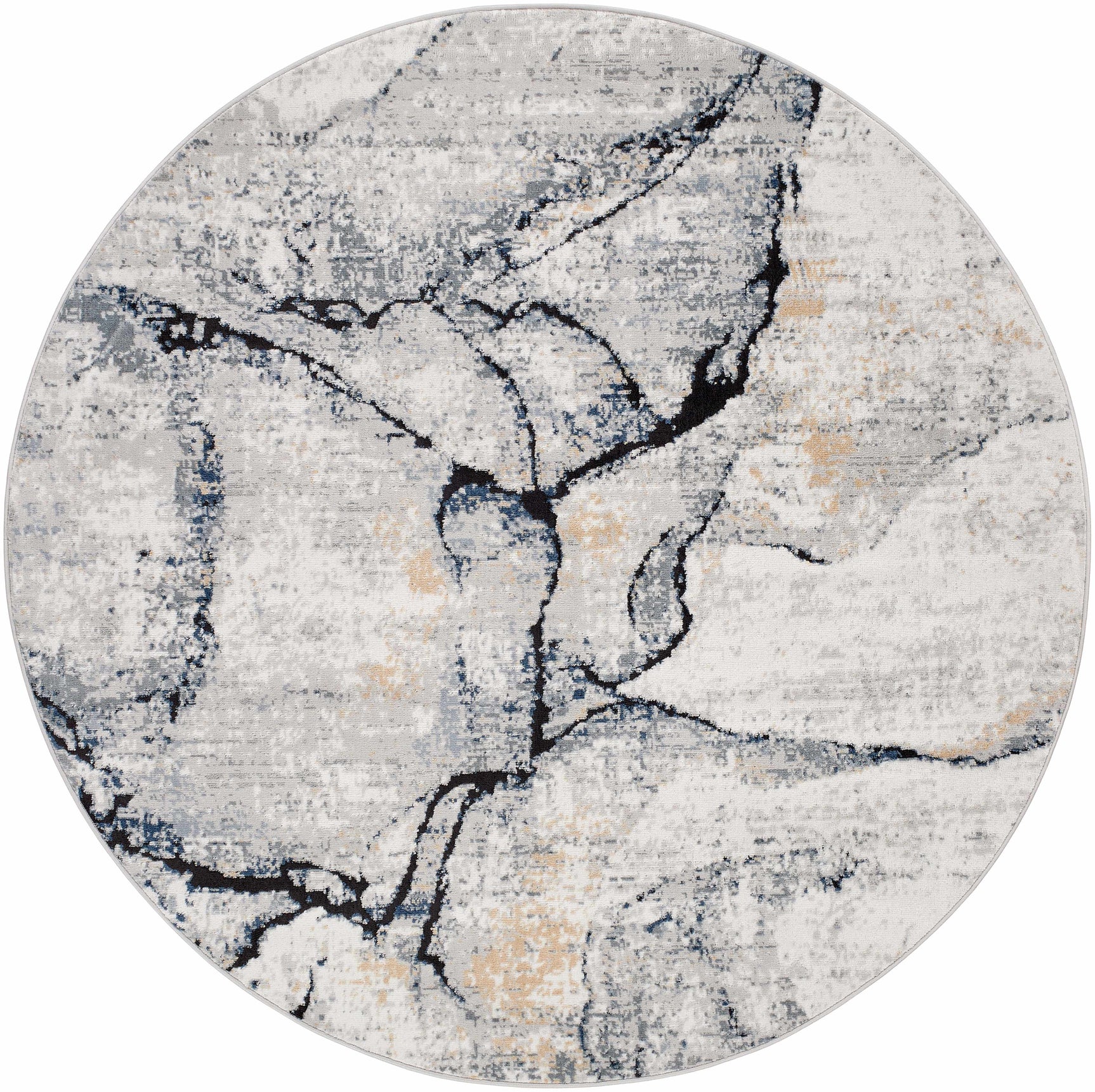 Fremantle Gray Marble Rug - Ornate Home