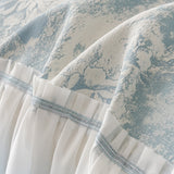 French Chic Style Ruffle Rose Cover Throw for Sofas, Decorative Sectional Covers - Ornate Home