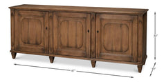 French Country Tan Sideboard - Ornate Home
