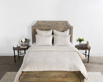 French Herringbone Natural Duvet Collection - Ornate Home