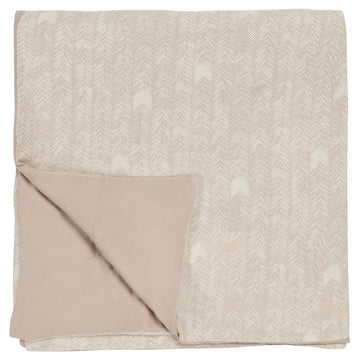 French Herringbone Natural Duvet Collection - Ornate Home