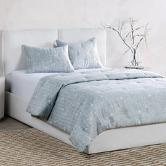 French Herringbone Storm Comforter Collection - Ornate Home