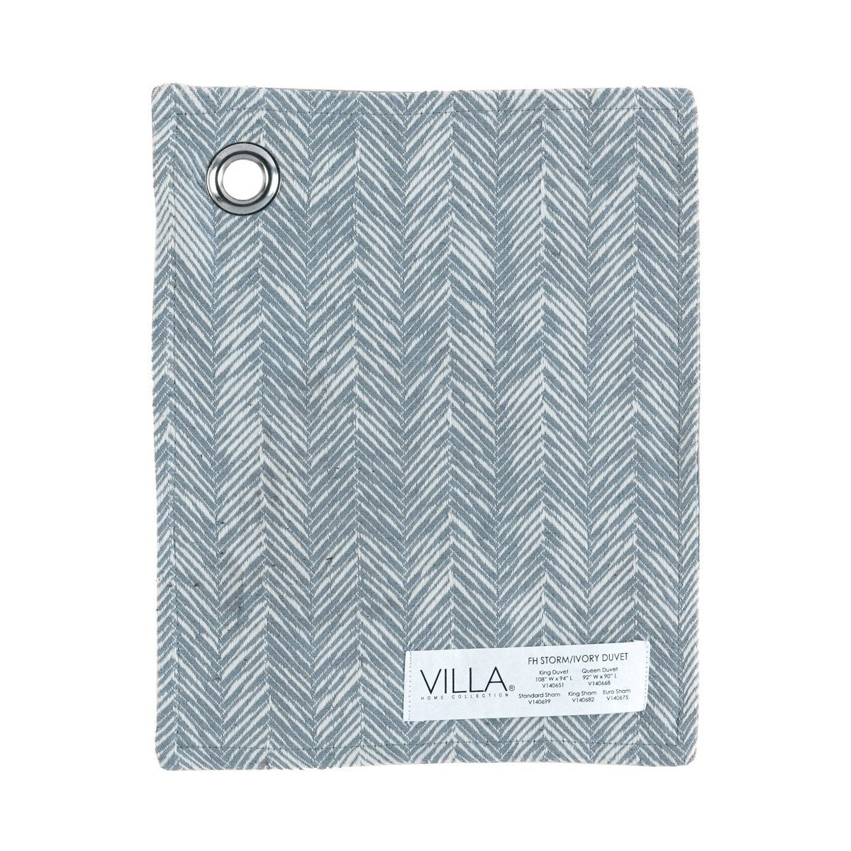 French Herringbone Storm Duvet Collection - Ornate Home