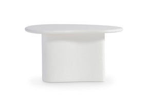 Fresco Chalky White Outdoor Accent Table - Ornate Home
