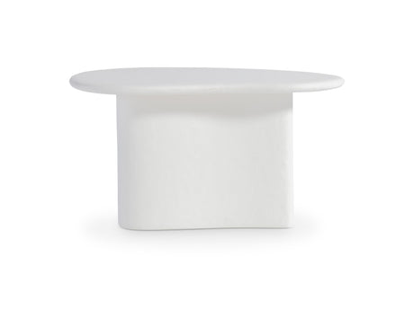 Fresco Chalky White Outdoor Accent Table - Ornate Home