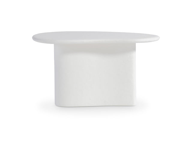 Fresco Chalky White Outdoor Accent Table - Ornate Home