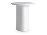 Fresco Chalky White Outdoor Side Table - Ornate Home