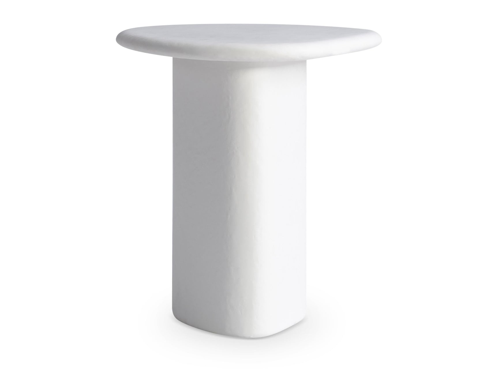 Fresco Chalky White Outdoor Side Table - Ornate Home