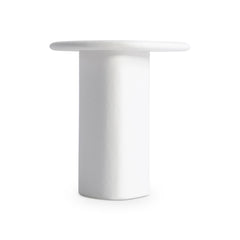 Fresco Chalky White Outdoor Side Table - Ornate Home
